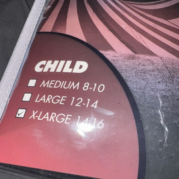 Vintage Clown Costume Child Size XL 14-16 Scary - Picture 4 of 5